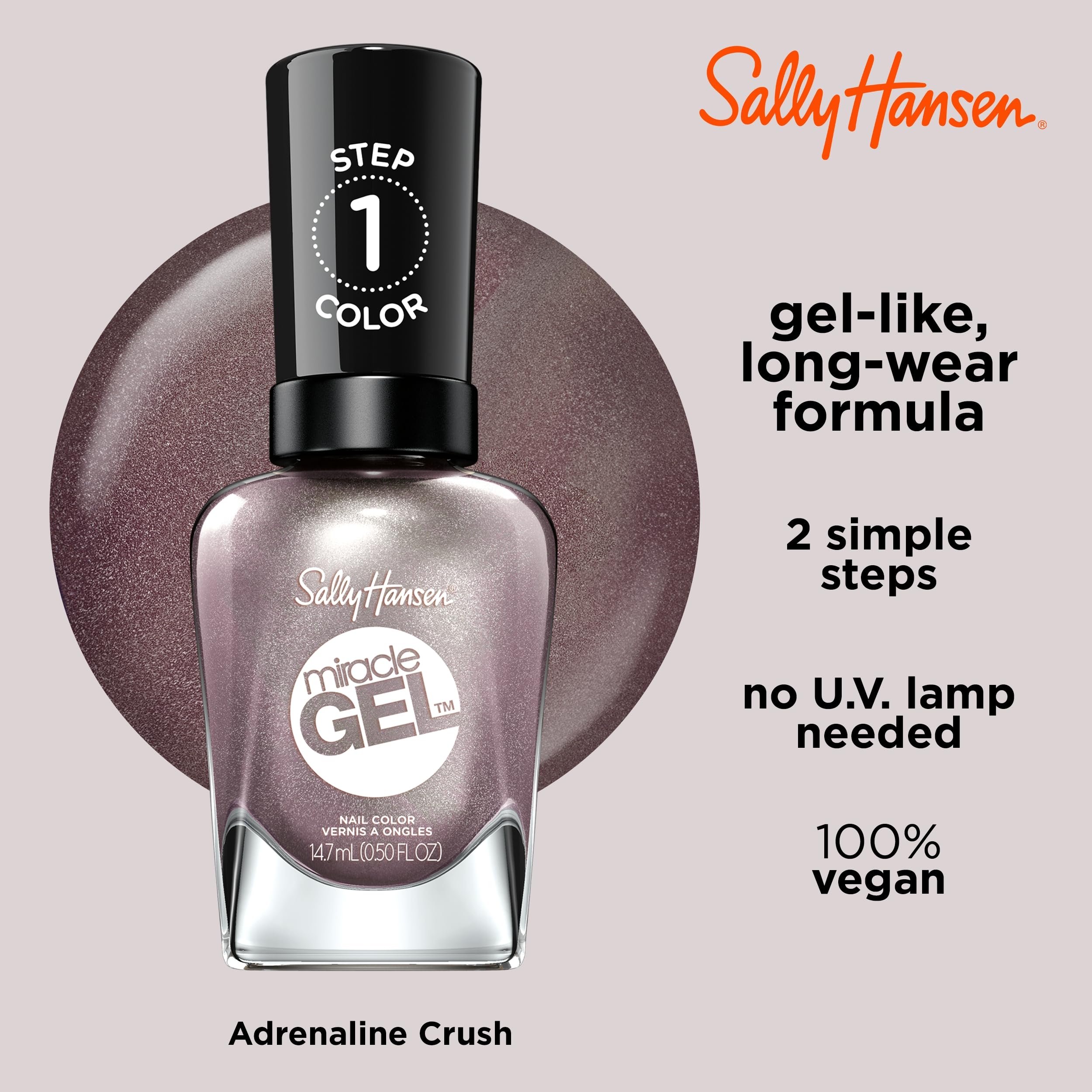 Amazon.com: Sally Hansen Miracle Gel Salon Quality Nail Polish